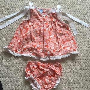 24m Bella Bliss Orange/Light Pink/White Bubble set